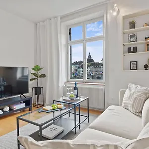 Apartment True Basel - Stadtwohnung I Rheinblick, Basel